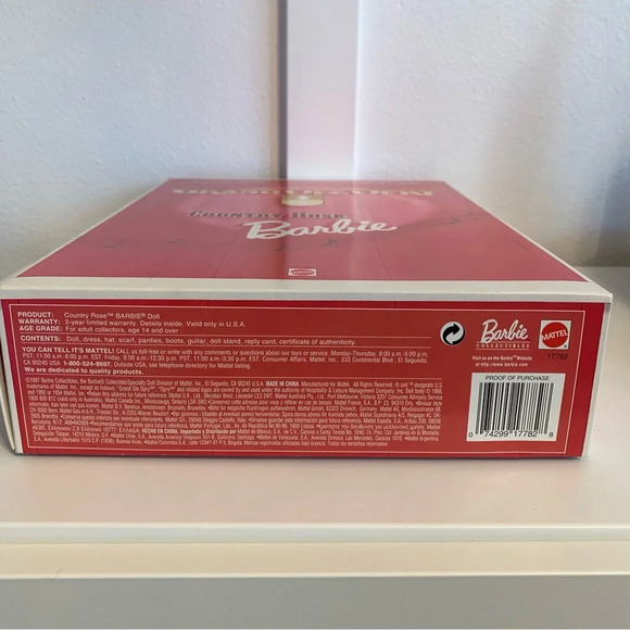 VTG Country Rose Barbie Doll Grand Ole Opry Collection 1st In Series 1997 #17782 - Picture 10 of 14